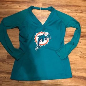 Miami dolphins NFL mesh top